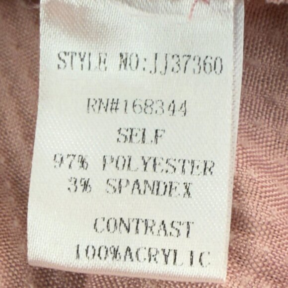 J.NNA Blush Corduroy Utility Jacket Color‑Block Knit Balloon Sleeves S - Picture 5 of 7